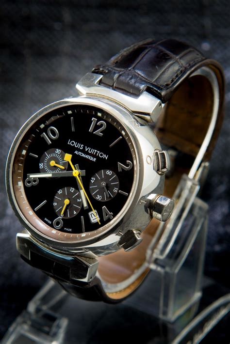 louis vuitton watch automatic|Louis Vuitton watch for sale.